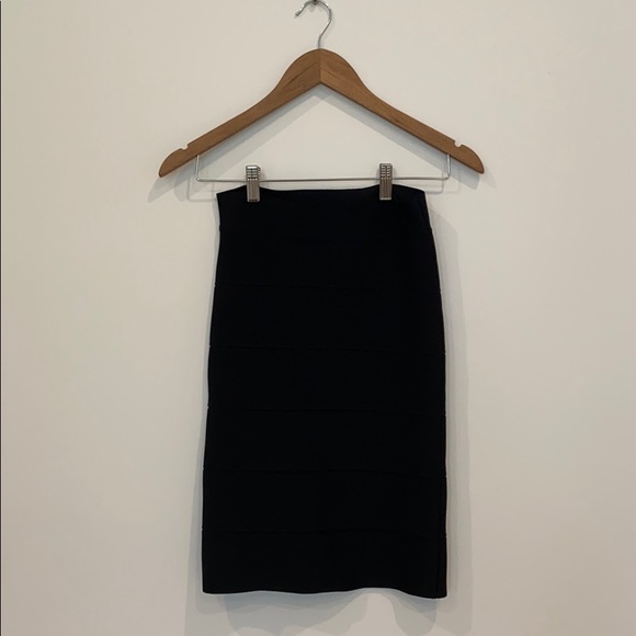 NWT BCBG Black Alexa Skirt - Picture 3 of 4